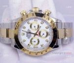 High Quality Replica Daytona 2-Tone White Face Diamond Markers Watch